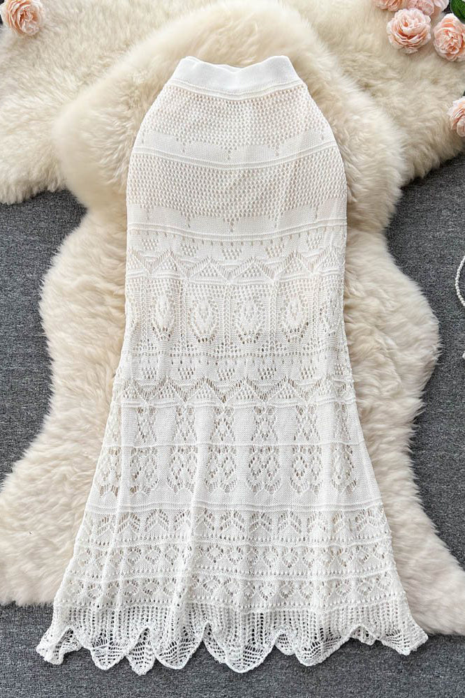 Irregular Hollow Beach Skirt