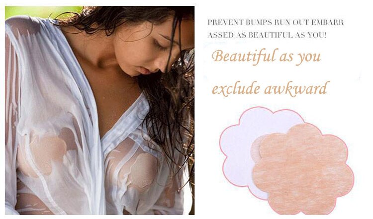 Chest Paste Reusable Silicone Breast Petals Bra