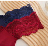 2Pcs/Lot Lace Lingerie Temptation Low-waist Panties Transparent G String Thong Seamless Underwear Intimates