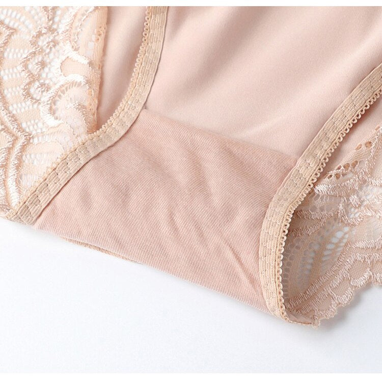 High Waist Shaping Panties Lace Breathable Body Shaper Slimming Tummy Underwear