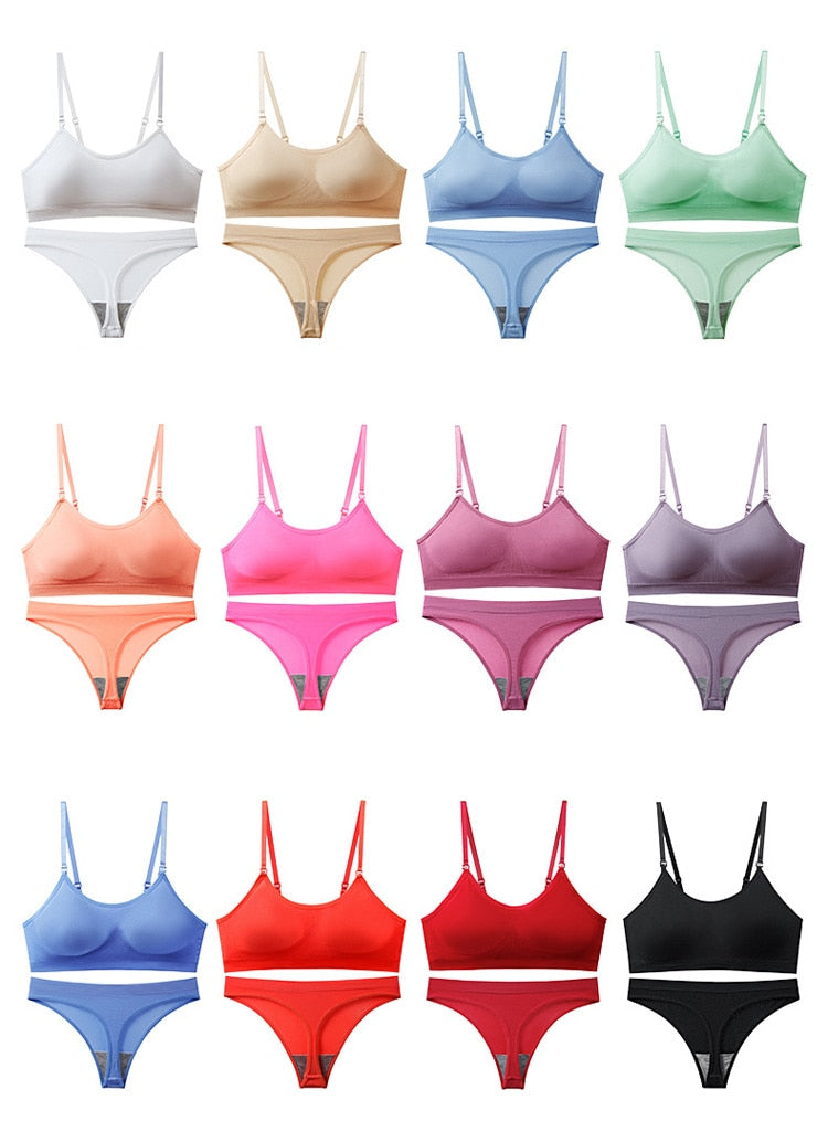 Thin Beautiful Back Underwear Sets
