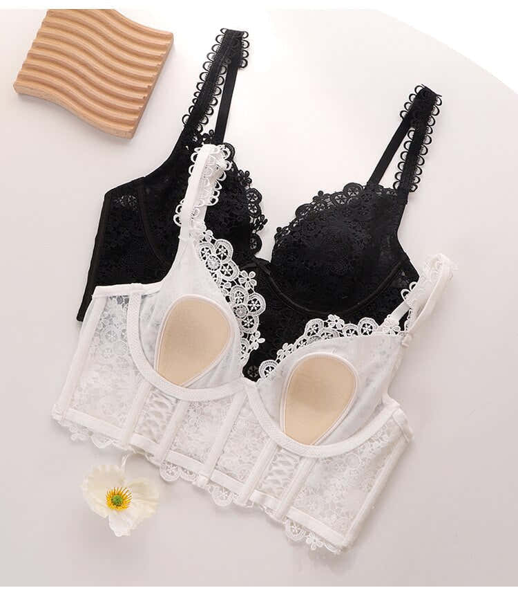 French Classic Bra Set Embroidered Lace Underwear