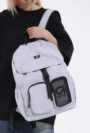 Student Teen Unisex Flip Top Nylon Youth Campus Backpack