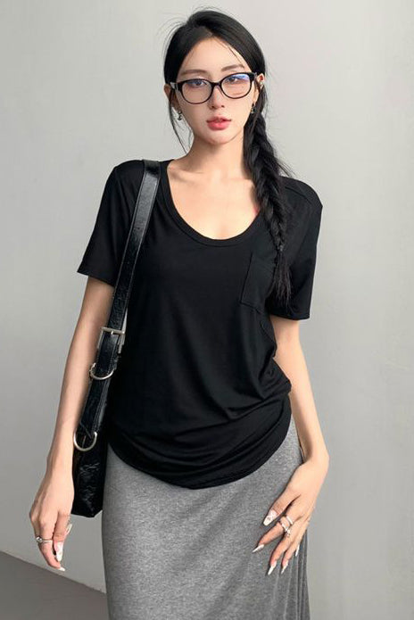 Casual Short Sleeve Top Tee