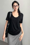Casual Short Sleeve Top Tee