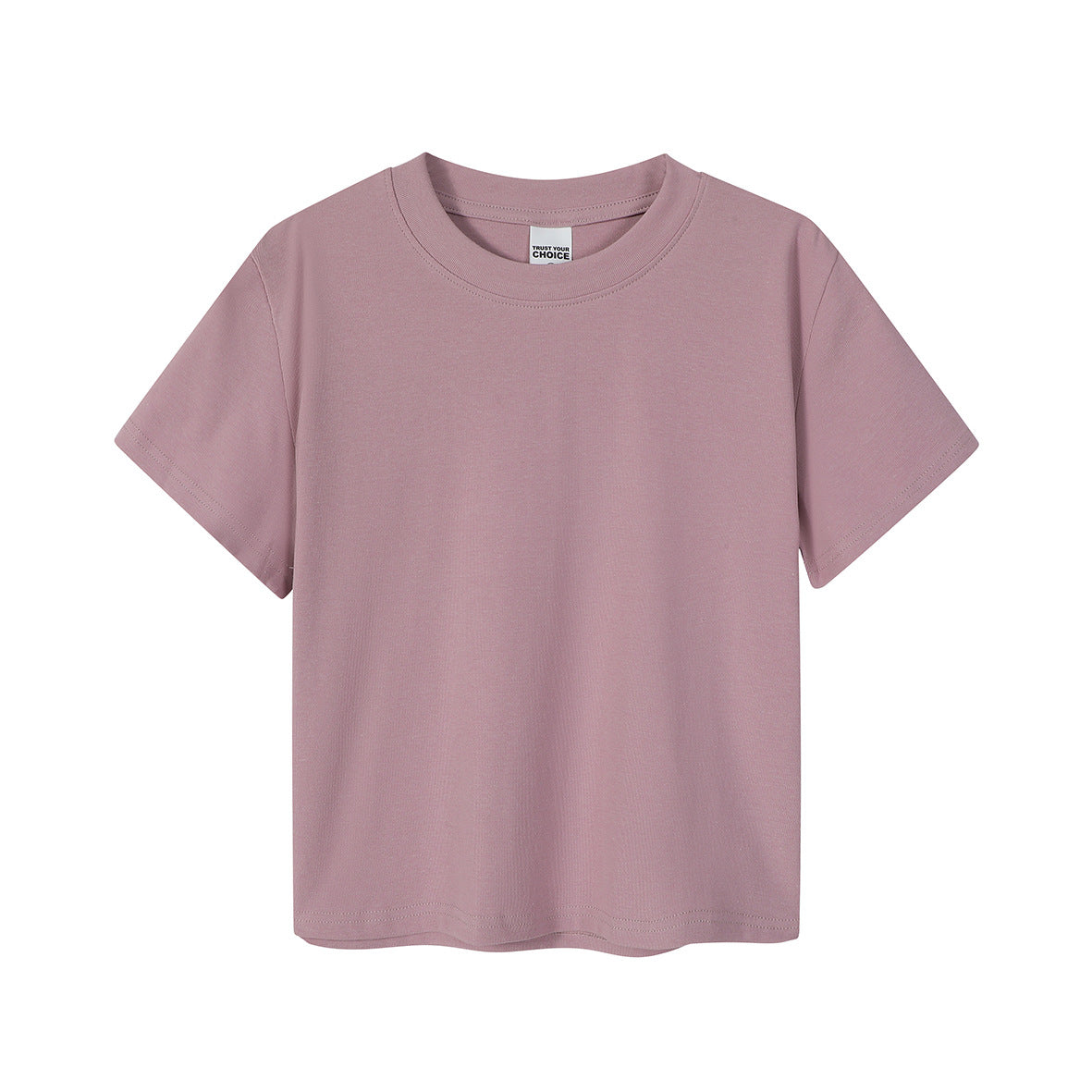 Slim-Fit Cotton-Blend Short Sleeve Crop Top