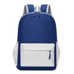 School Backpack Student Teen Kids Color Block Ultra Light Kids School Bag