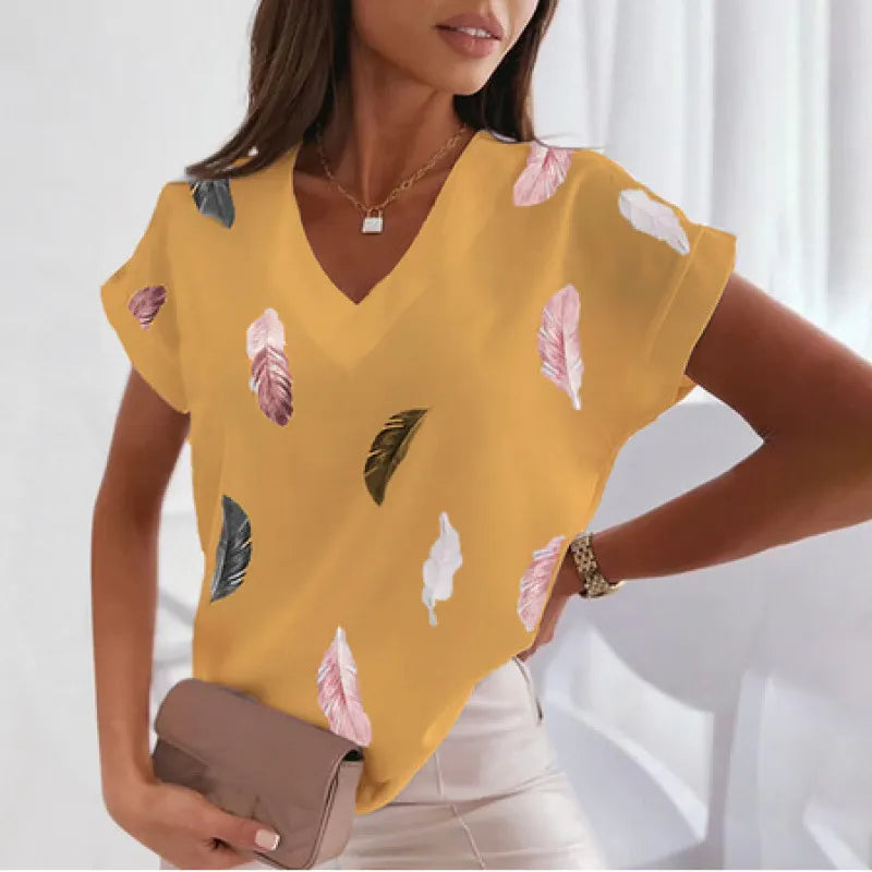 3D Print Casual Short Sleeve T-Shirt