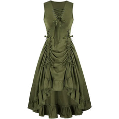 Gothic Corset Lace-Up Dress