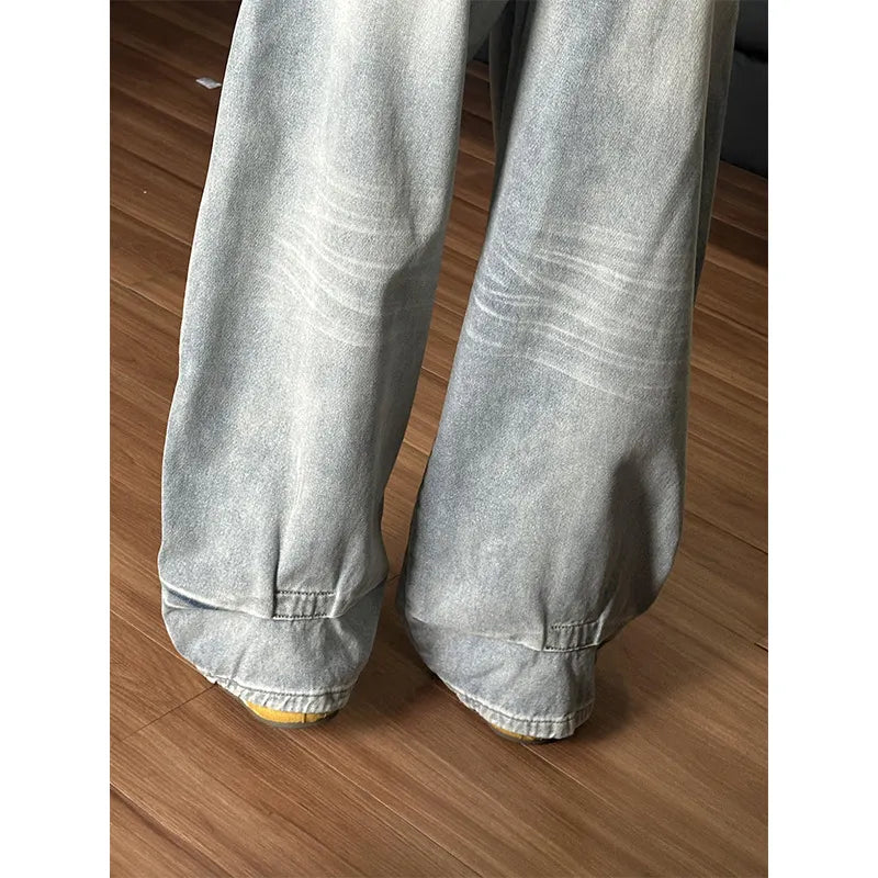Gradient Wash Baggy Jeans