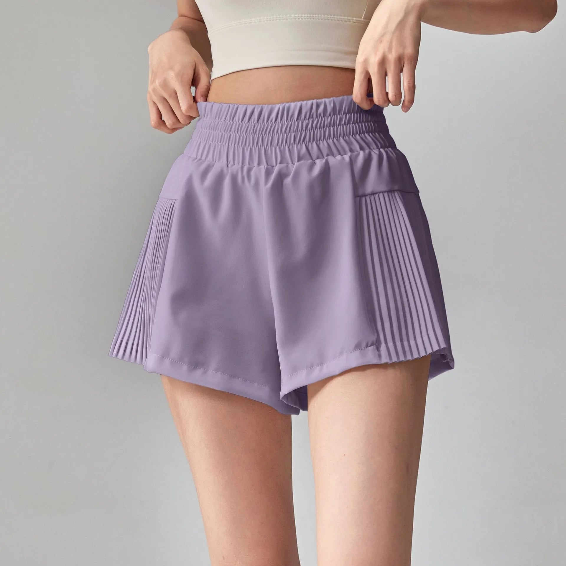 Casual Athletic Mini Skort with Built-in Shorts