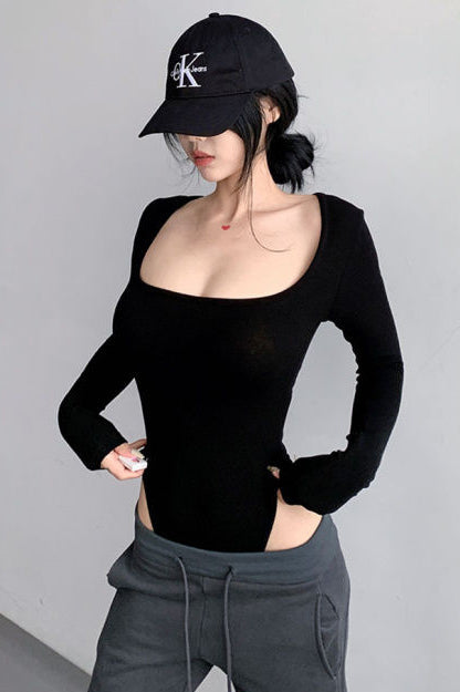 Long Sleeve Tight Bodysuit