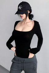 Long Sleeve Tight Bodysuit