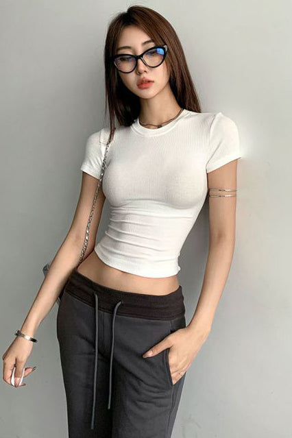 Short Sleeve Tight Top Tee