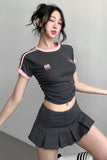 Casual Short Sleeve Top Tee