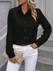 Green Long Sleeve Button Down Shirt