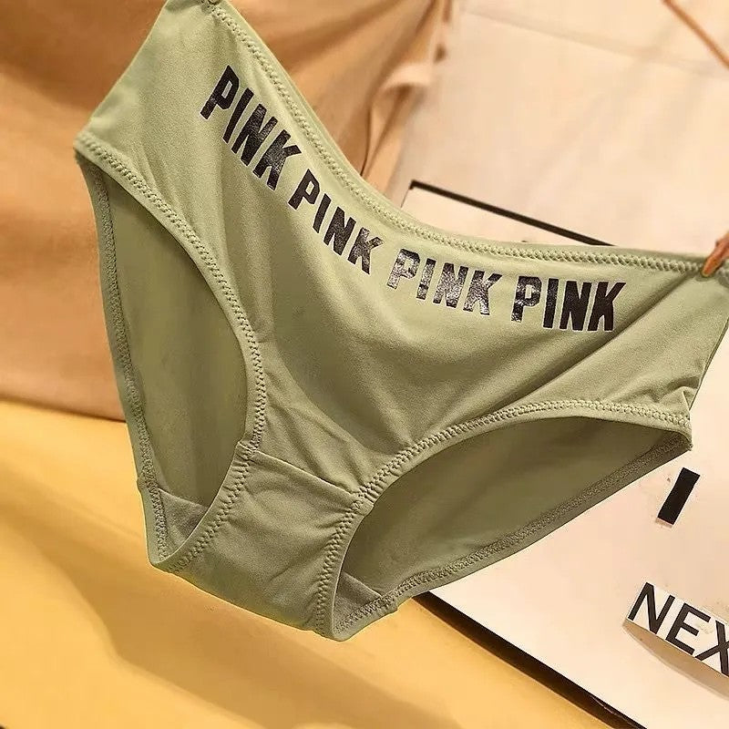 Letter Print Underpant Brief Panty