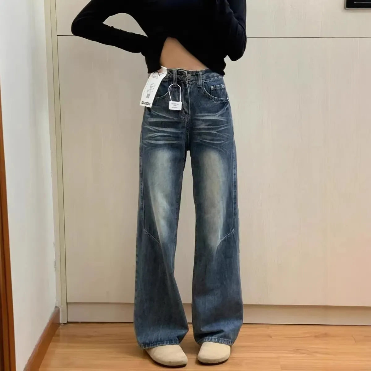 High Waist Wide Leg Jeans