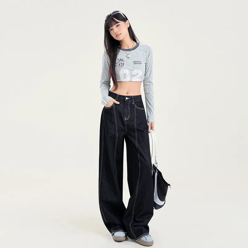 High Waist Wide Leg Jeans