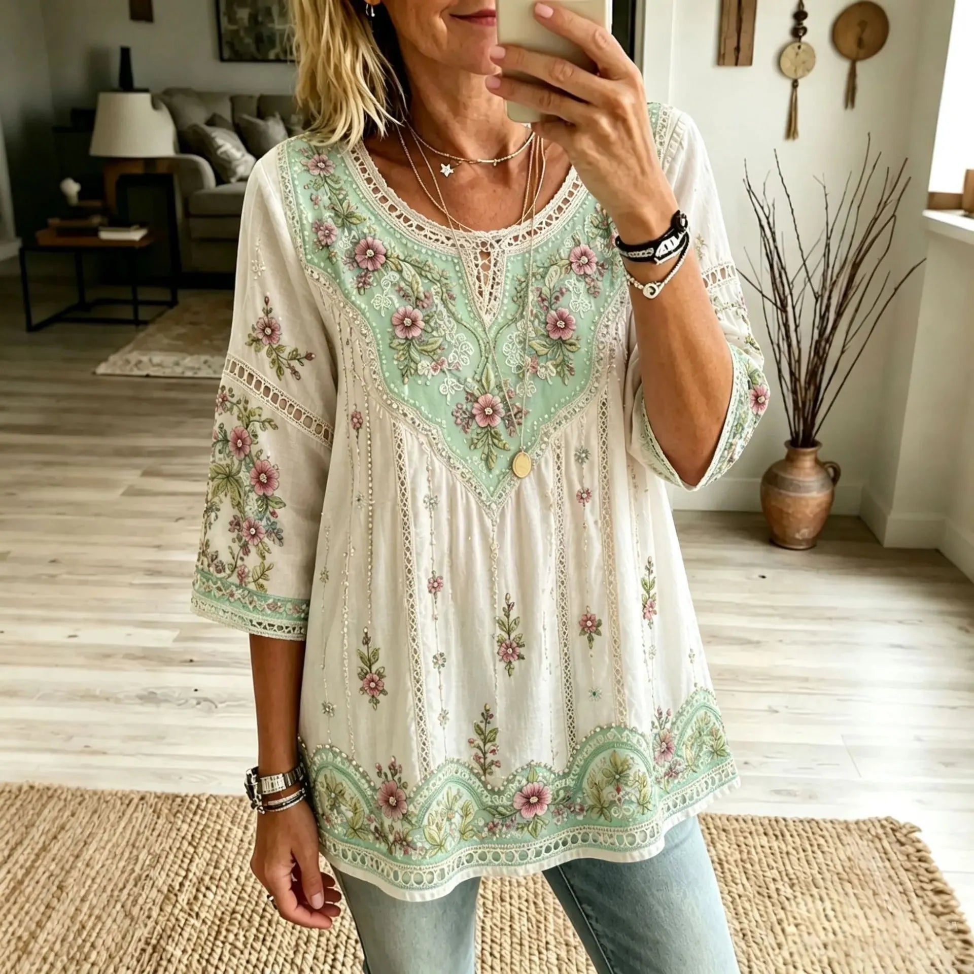 Halloween Spooky Season Ghost Pumpkin Print Crew Neck Short Sleeve T‑Shirt
