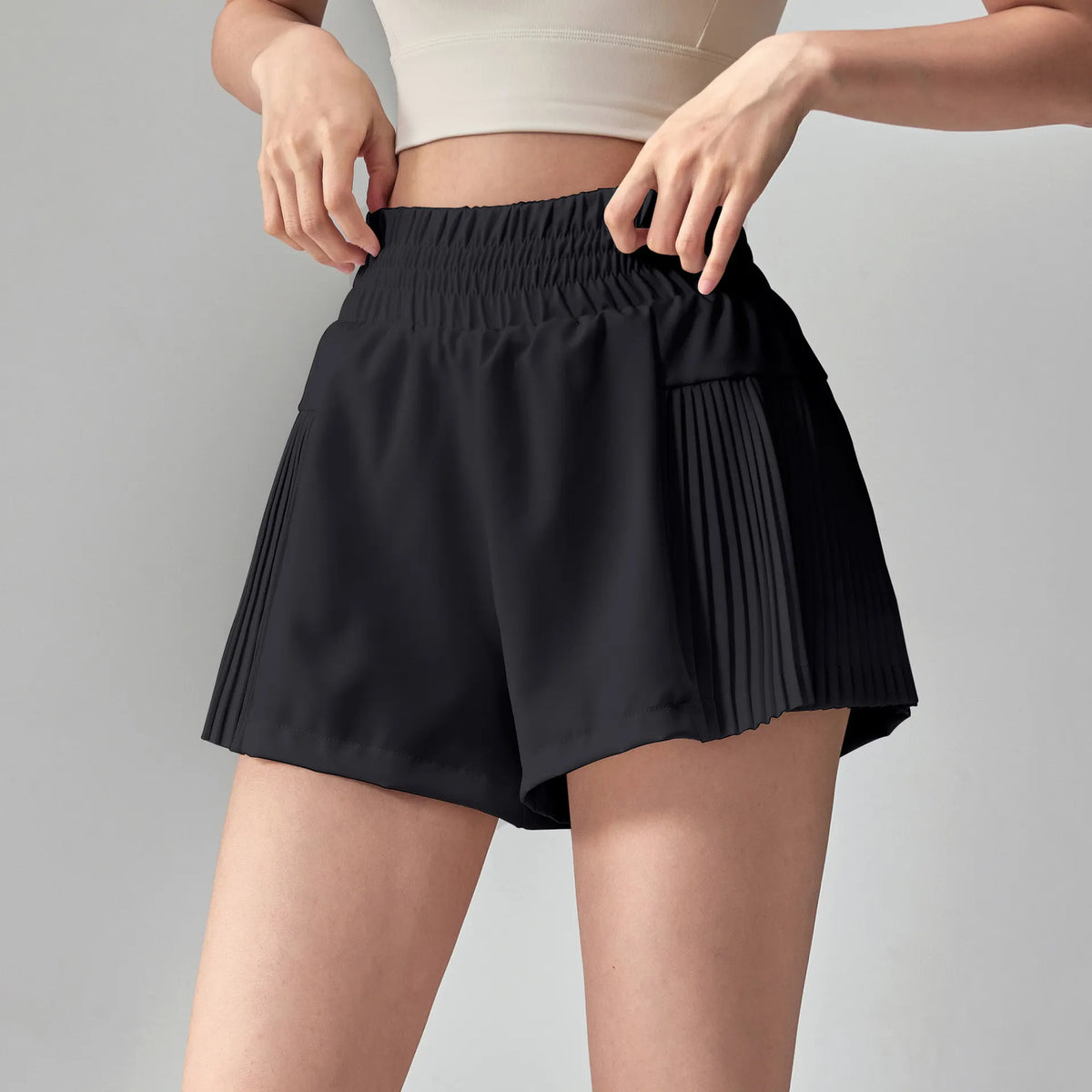 Casual Athletic Mini Skort with Built-in Shorts