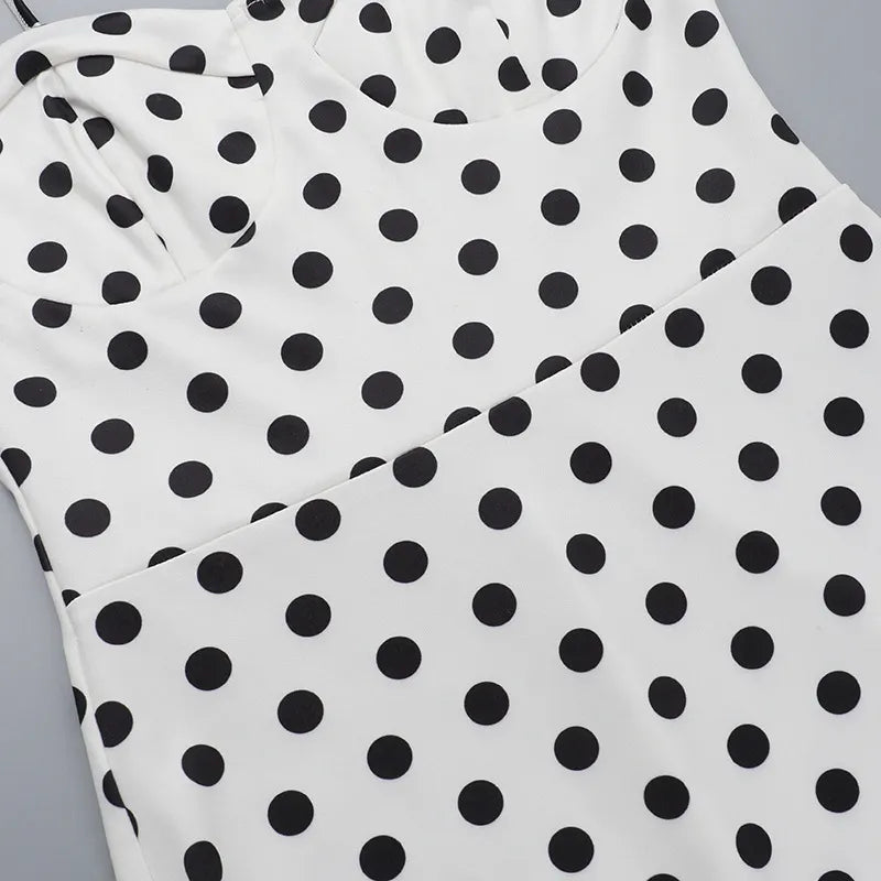 Polka Dot Midi Dress
