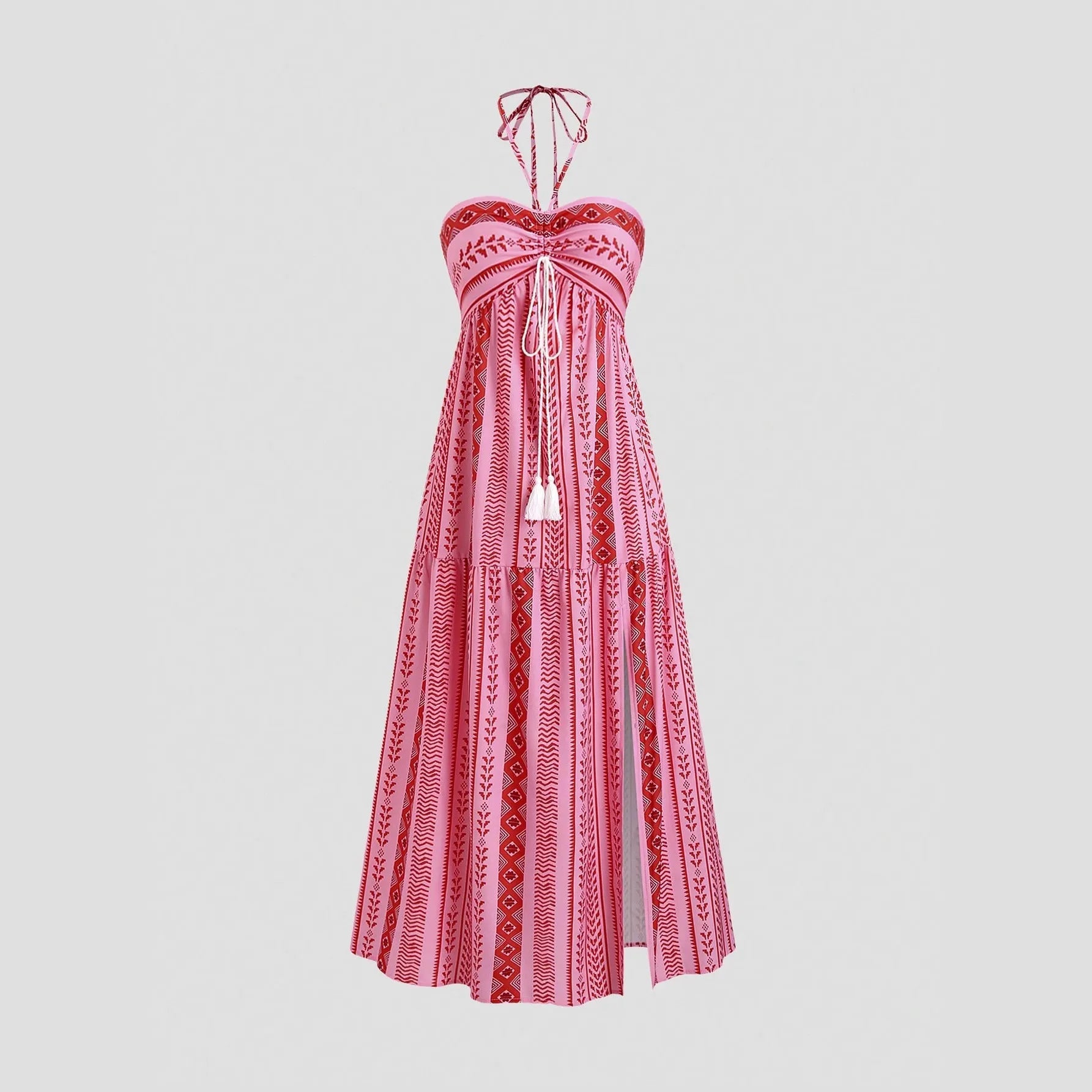 Boho Sleeveless Split Dress
