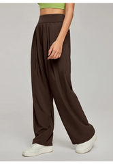 High Waist Breathable Wide Leg Sports Casual Pants