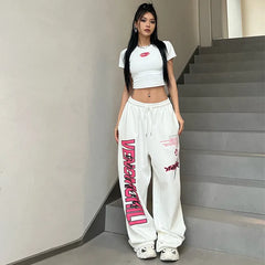 Casual Loose Drawstring Jogger Pants