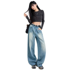 High Waist Wide Leg Jeans