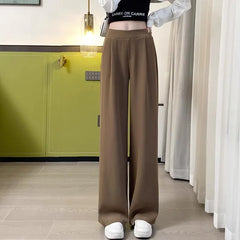 High Waist Wide Leg Dress Pants