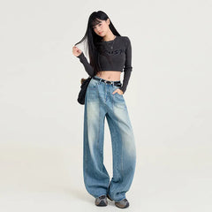 High Waist Wide Leg Jeans