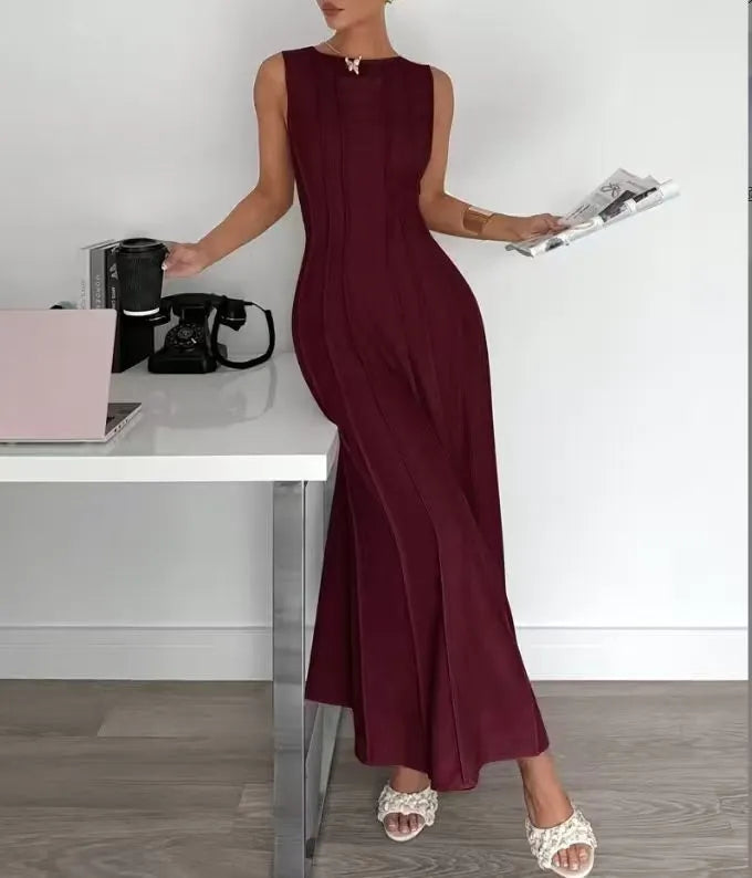 Sleeveless Bodycon Maxi Dress
