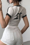 Casual Short Sleeve Top Tee