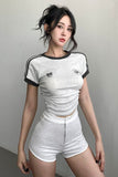 Casual Short Sleeve Top Tee