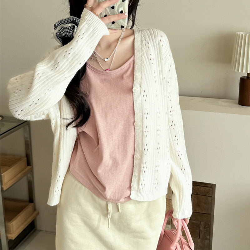Loose-Fit Snowflake Cotton Camisole