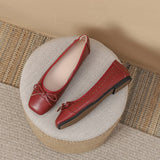 Shallow-Cut Hollowed-Out Single Shoes