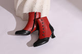 Mid-Calf Boots Made Of PU Leather