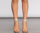 Shine A Lil' Brighter Strass-Stilettos