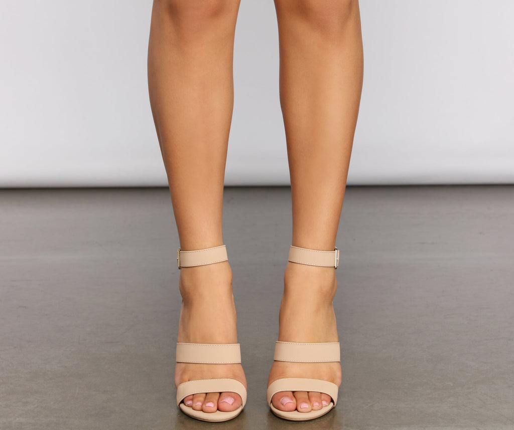 Red Strappy Block Heels – 2 to 2.5 Inch| & Customisable