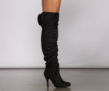 Essential Over the Knee Stiletto Heel Boots