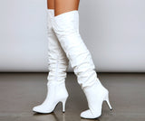 Walk It Out Scunched Over-The-Knee Boots