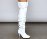 Walk It Out Scunched Over-The-Knee Boots