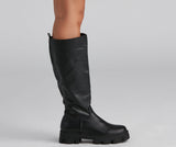 Rugged Chic Lug Sole Boots