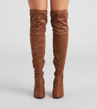 Smooth Like Me Over The Knee Boots