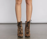 Wildly Fierce Faux Suede Stiletto Booties