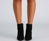 Perfect Point Faux Suede Booties