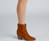 Short Stack Pointed Toe Booties