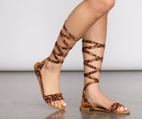 Step By Step Wrap Sandals