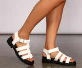 Trendy Vibes Lug Sole Sandals